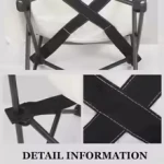 Folding Chairs Heavy Duty Moon Chair with Carry Bag, Outdoor Lumbar Back Padded with Side Pockets, Built Durable and Reliable - Image 5