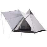 Vidalido 2-4 Person Tent Tall Teepee Tent for Adults Pop up Camping Tents with 2 Doors 6 Windows Double Layer Waterproof Family Tent Portable Instant Tipi Tent for Outdoor Camping Hiking Backpacking