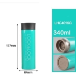 Lock & Lock Stainless Steel Hot and Cool Vacuum Tumbler 340 ml, green - Image 2