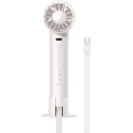 Baseus Flyer Turbine Handheld Fan High Capacity（4000mAh）Type-C Output Line White - Image 4