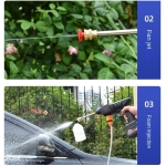 High Pressure Car Washer Gun, 48VF with Dual Battery - 300W, 25000mAh Peak Power 30Bar.Used For Car Washing, Floor Cleaning & Garden Watering. Water Spray Gun (Made In Japan) - Image 4