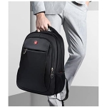 SwissGear Smart School Backpack for Boys / Girls Waterproof Swiss Gear Bag 35 Liters - Black - Image 2