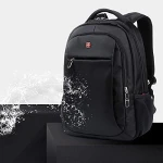 SwissGear Smart School Backpack for Boys / Girls Waterproof Swiss Gear Bag 35 Liters - Black - Image 3