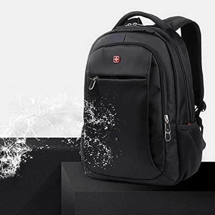 SwissGear Smart School Backpack for Boys / Girls Waterproof Swiss Gear Bag 35 Liters - Black - Image 3