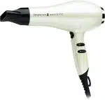 Remington Pearl Shine Hair Dryer, AC2405AU, Salon Professional Styling, 2000W (AU Plug) Turbo Power Fan for Fast Drying, Tourmaline Ceramic Technology Prevents Frizz, White