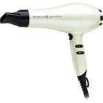 Remington Pearl Shine Hair Dryer, AC2405AU, Salon Professional Styling, 2000W (AU Plug) Turbo Power Fan for Fast Drying, Tourmaline Ceramic Technology Prevents Frizz, White