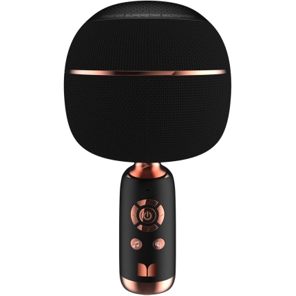 MONSTER M97 Superstar Dynamic Karaoke Microphone, Handheld Wireless Bluetooth Karaoke Machine, Bluetooth 5.0 TWS Portable Speaker Mic for Home, Party, Car, Outdoor