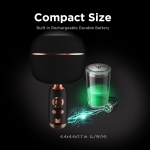MONSTER M97 Superstar Dynamic Karaoke Microphone, Handheld Wireless Bluetooth Karaoke Machine, Bluetooth 5.0 TWS Portable Speaker Mic for Home, Party, Car, Outdoor - Image 5