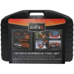 CMr. Bar-B-Q 94001X 18-Piece Stainless-Steel Barbecue Set with Storage Case - Image 4