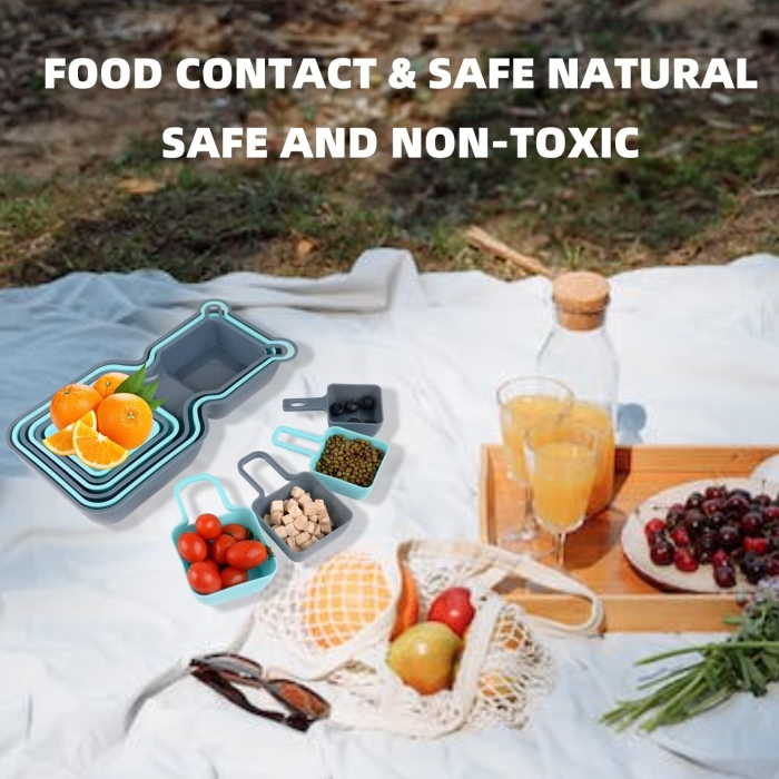 Everbirght Premium Plastic Stackable Trays Platters for Fruit Vegatables Snacks Dessert Picnic Kids - Image 4