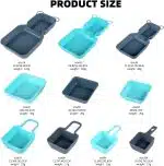 Everbirght Premium Plastic Stackable Trays Platters for Fruit Vegatables Snacks Dessert Picnic Kids - Image 5