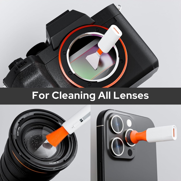 Yurblax 24 in 1 Electronics Cleaning Kit, Multifunctional Keyboard Cleaning Kit, PC Cleaning Brush Screen Cleaner, for Tablet, Computer, Charging Port, Phone, White - Image 5