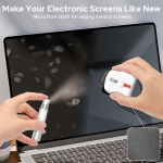 Yurblax 24 in 1 Electronics Cleaning Kit, Multifunctional Keyboard Cleaning Kit, PC Cleaning Brush Screen Cleaner, for Tablet, Computer, Charging Port, Phone, White - Image 6