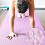 yoga mat Fitness Mat, Non-slip Made Of Natural Rubber Fitness Exercise Mats, Strapping Exercise Mats Sports Fitness Mat fitness exercise mat (Color : Ydyg4o) - Image 2