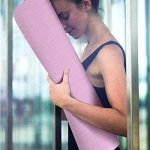 yoga mat Fitness Mat, Non-slip Made Of Natural Rubber Fitness Exercise Mats, Strapping Exercise Mats Sports Fitness Mat fitness exercise mat (Color : Ydyg4o) - Image 4