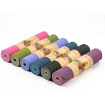yoga mat Fitness Mat, Non-slip Made Of Natural Rubber Fitness Exercise Mats, Strapping Exercise Mats Sports Fitness Mat fitness exercise mat (Color : Ydyg4o) - Image 5