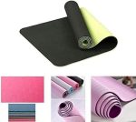yoga mat Fitness Mat, Non-slip Made Of Natural Rubber Fitness Exercise Mats, Strapping Exercise Mats Sports Fitness Mat fitness exercise mat (Color : Ydyg4o) - Image 7