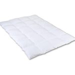 Premium Down Quilt 200x230 cm – 100% White Saxon Down, 1430g Fill, 6x8 Cassette, 3cm Baffle Box – Medium Warmth