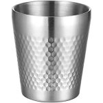 304 Stainless Steel Teacup Coffee Cup Mug Tumber Drinking Mugs Tea Cups for Water, Milk, Juice, Tea, Beer, Champagne, Wine, etc (450ML, Silver)
