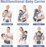 FRUIT TEAM Baby Carriers 3-in-1 Baby Wrap Carrier - Image 9