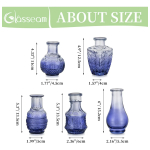 Glass Sprout Vase: Small Vintage Vases - Image 5