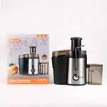 KOLAX Juicer Machine, 800W Centrifugal Juicer Extractor with Wide Mouth Feed Chute for Fruit Vegetable, Easy to Clean, Stainless Steel, BPA-free (Black) - Image 2