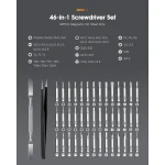 Kingsdun Precision Screwdriver Set, 46-in-1 Small Screwdriver with 42 Magneitc Bits Torx Star, Electronic Repair Tool Kit for Computer Laptop Macbook Xbox Phone Eyeglasses Switch RC Watch DIY - Image 4