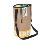 Starbucks Linen Straw Woven Bucket / Shopper Tote Bag