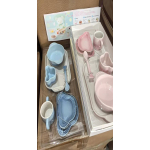 5-Piece Ceramic Kids Tableware – Bowl, Plate, Cup & Spoon Set