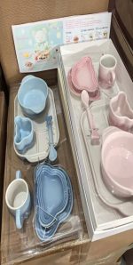 5-Piece Ceramic Kids Tableware – Bowl, Plate, Cup & Spoon Set