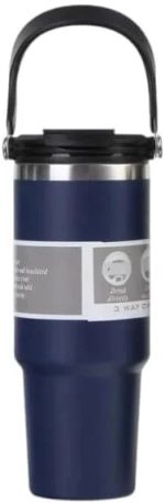 Tumbler with Lid and Straw with Handle, (900 ml), Large Capacity 2*1