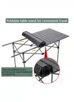 Folding Camping Table with Carrying Bag, Lightweight Aluminum Outdoor Desk for Beach, Picnic, Cooking, Party Dinner, Camping, BBQ - Image 3
