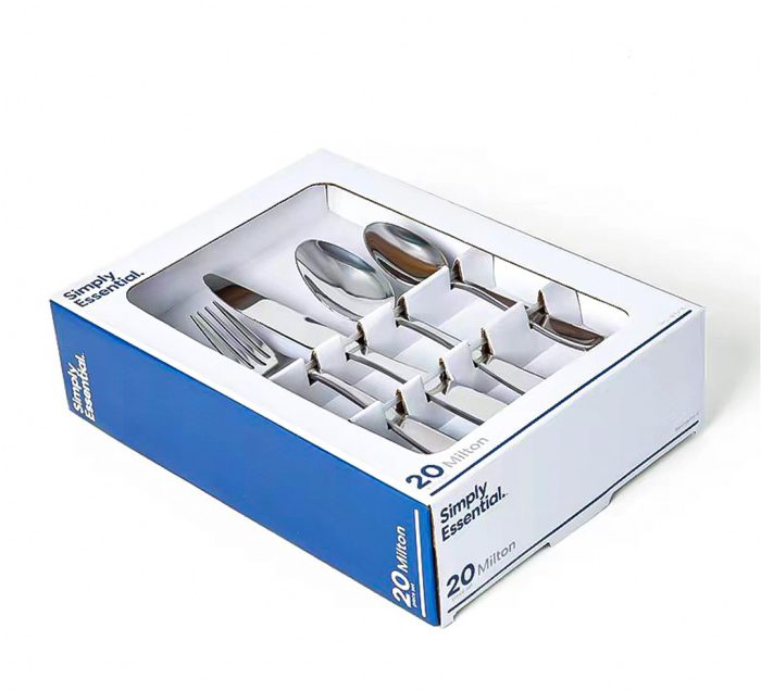 Simply Essential 20-Piece Stainless Steel Flatware Set - Image 2