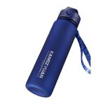 Sports Water Bottle BPA Free Protein Shaker Outdoor Travel Portable Leakproof Drink Bottle 1000ml Blue