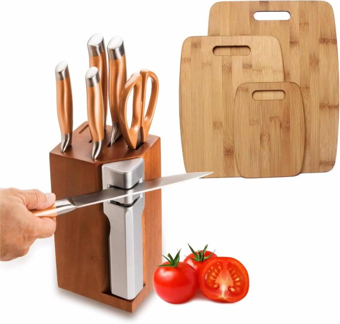 New England Stainless Steel Cutlery 7pcs Knife Set - Image 2
