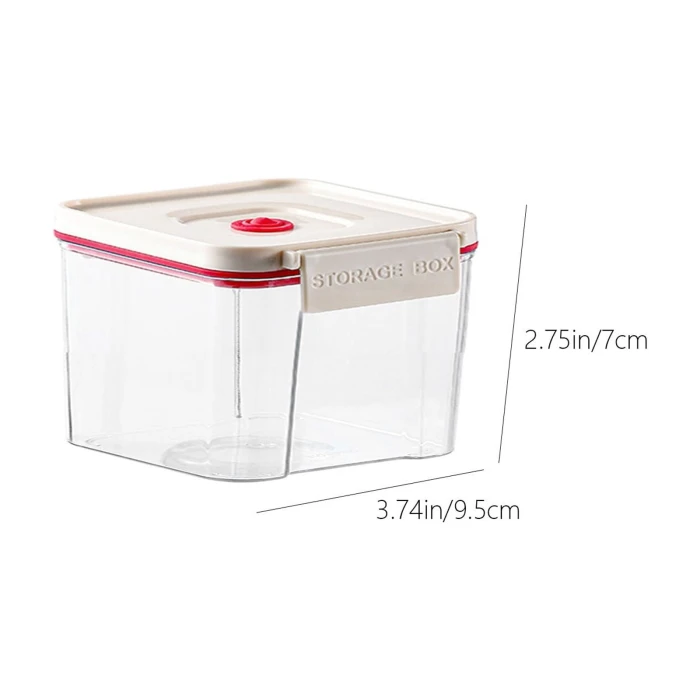 ICQOVD Push-Button Airtight Container set 3 sizes Plastic Food Storage Canister Dry Food Dispenser Jar Grain Storage Bin - Image 6