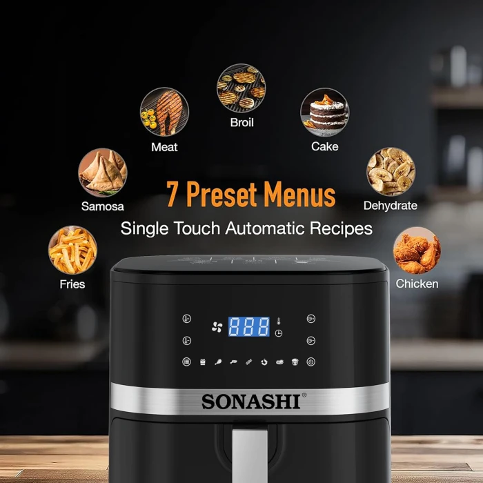 SONASHI SAF-800N Digital Air Fryer - Image 5
