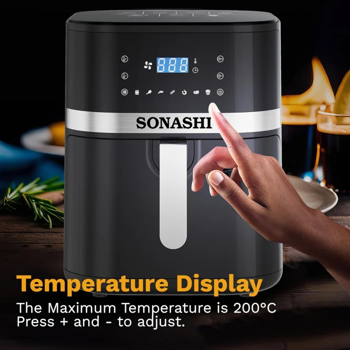 SONASHI SAF-800N Digital Air Fryer - Image 6