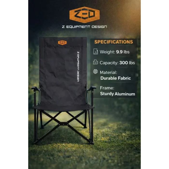 ZED Long Relax Camping Chair - Image 4