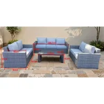 Broyhill sofa set outdoor 7-piece Outdoor Patio with table - Image 3