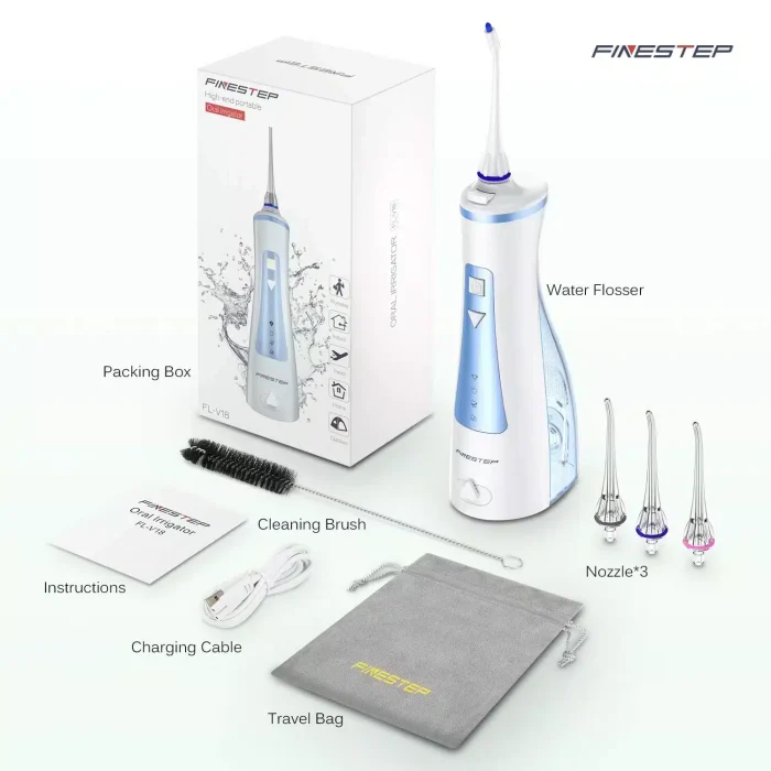 FINESTEP Water Dental Flosser Cordless for Teeth - Image 2