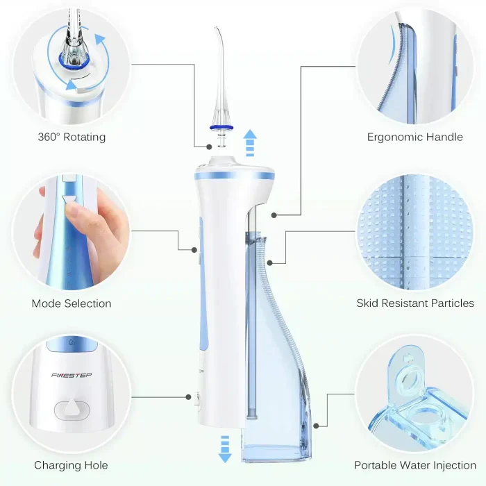 FINESTEP Water Dental Flosser Cordless for Teeth - Image 3