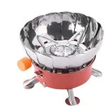 Outdoor Camping Portable Gas Stove Windproof Camping Backpacking Gas Stove