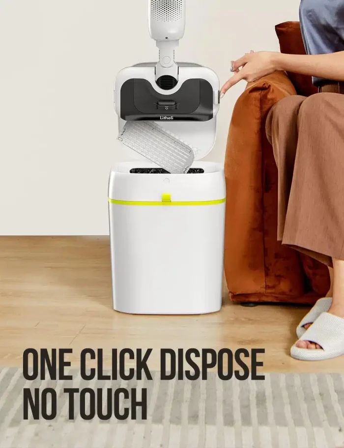 LiTHELi Cordless Vacuum Mop Cleaner, 2-in-1 Hard Floor Stick Vacuum - Image 5