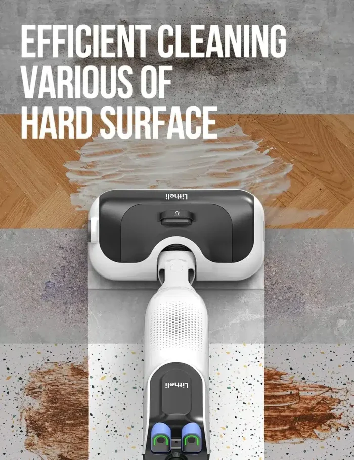 LiTHELi Cordless Vacuum Mop Cleaner, 2-in-1 Hard Floor Stick Vacuum - Image 7
