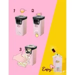 Bestron Popcorn Maker Turbo Popcorn in Under 2 Minutes Popcorn Maker with Hot Air Technology Includes 10x Popcorn Bags & Integrated Measuring Cup Sweet Dreams Collection Pink - Image 5