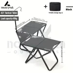 Portable Folding Tactical Outdoor Table with Adjustable Height - Heavy-Duty IGT Camping Table,