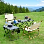 Portable Folding Tactical Outdoor Table with Adjustable Height - Heavy-Duty IGT Camping Table, - Image 5
