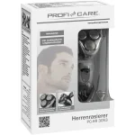 ProfiCare PC-HR 3053 Men's Razor Triple Shaving System with Flexible Shaving Heads, Soft Touch Housing, Grey - Image 5