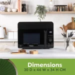 Salter EK5654 DuoWave 2-in-1 Air Fryer & Microwave – 20L, Air Fry Crisp & Cook, Combi Roast & Bake, Microwave Reheat & Defrost, 24.5cm Turntable, 8 Auto-Cook Functions, Includes Basket/Rack, 700W - Image 2